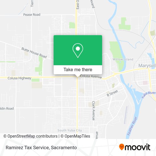 ¿Cómo llegar a Ramirez Tax Service en Yuba City en autobús?