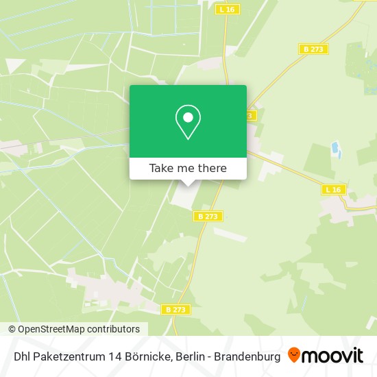 How to get to Dhl Paketzentrum 14 Börnicke in Havelland by Bus, Train