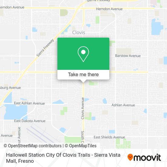 How to get to Hallowell Station City Of Clovis Trails Sierra Vista