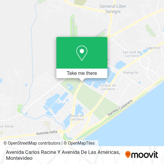 ¿Cómo llegar a Avenida Carlos Racine Y Avenida De Las Américas en