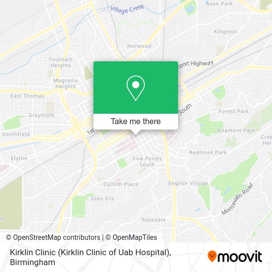 How to get to Kirklin Clinic (Kirklin Clinic of Uab Hospital) in
