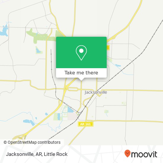How to get to Jacksonville, AR by bus?