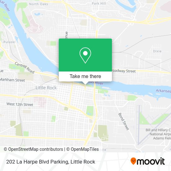 ¿Cómo llegar a 202 La Harpe Blvd Parking en Little Rock en autobús?