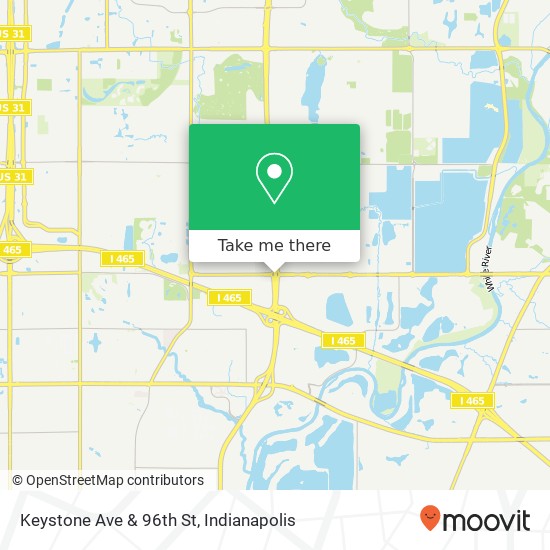 Keystone Bus Route Map How to get to Keystone Ave & 96th St in Carmel by Bus
