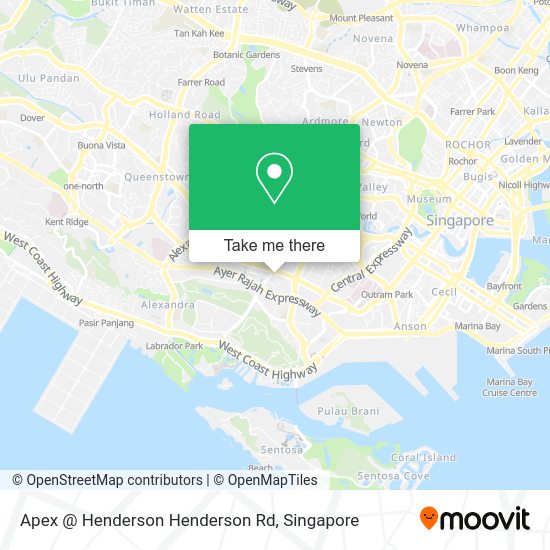 How to get to Apex Henderson Henderson Rd in Singapore by bus or metro?