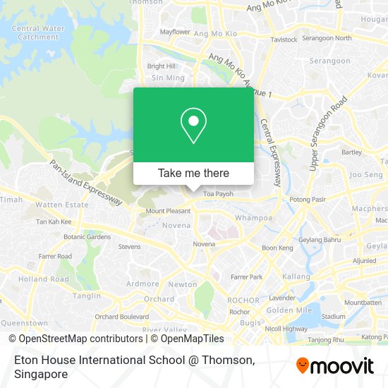 How to get to Eton House International School Thomson in Singapore by