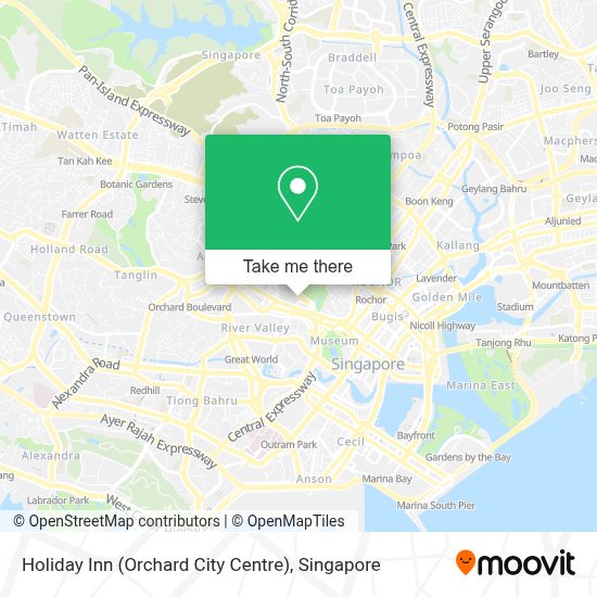 Holiday Inn Singapore Orchard City Centre Map & Driving.