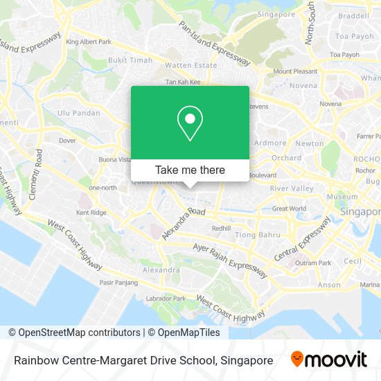 How to get to Rainbow CentreMargaret Drive School in Singapore by