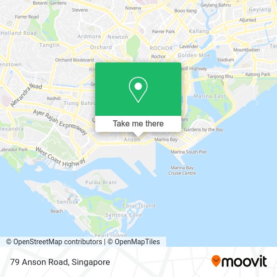 How to get to 79 Anson Road in Singapore by metro or bus?