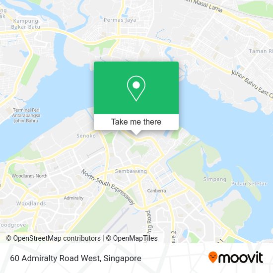 How to get to 60 Admiralty Road West in Singapore by Bus or Metro?