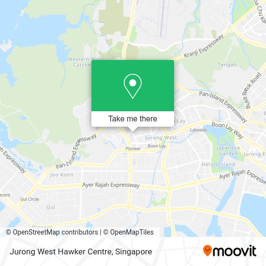 How to get to Jurong West Hawker Centre in Southwest by bus or metro?