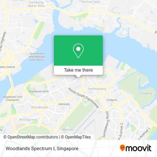 How to get to Woodlands Spectrum I in Singapore by Bus or