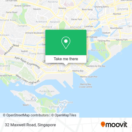 How to get to 32 Maxwell Road in Singapore by Bus or Metro?