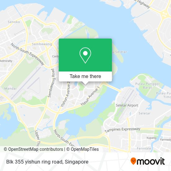 How to get to Blk 355 yishun ring road in Singapore by Bus