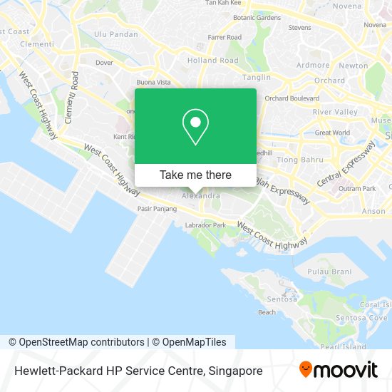 How to get to HewlettPackard HP Service Centre in Singapore by Bus or