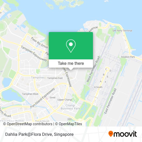 How to get to Dahlia ParkFlora Drive in Southeast by bus, metro or MRT