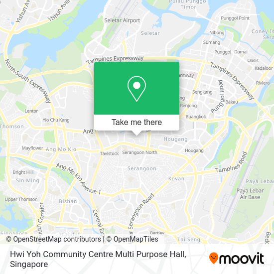 How to get to Hwi Yoh Community Centre Multi Purpose Hall in Singapore
