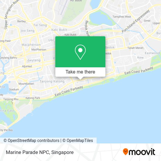 How to get to Marine Parade NPC in Southeast by metro, bus or MRT & LRT?