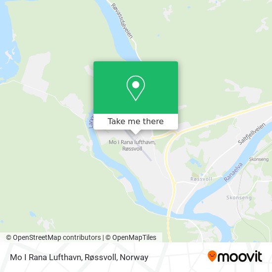 How To Get To Mo I Rana Lufthavn, Røssvoll In Rana By Train, Bus Or Ferry?
