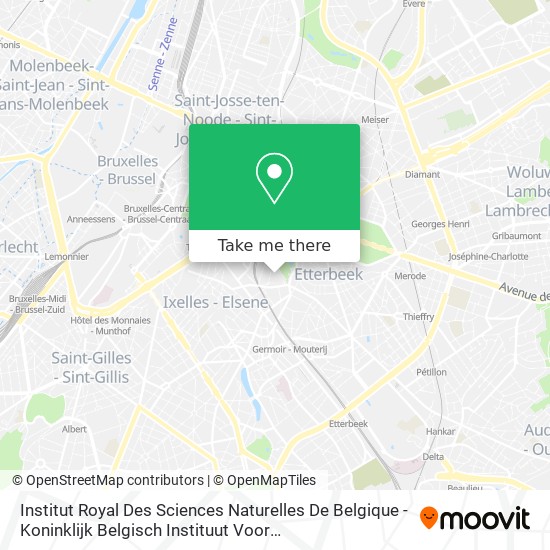 Comment Aller A Institut Royal Des Sciences Naturelles De Belgique Koninklijk Belgisch Instituut Voor Natuurwetenschappen A Brussel En Bus Train Ou Metro