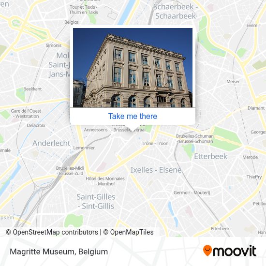 How To Get To Musee Magritte Magritte Museum In Brussel By Bus Train Or Subway