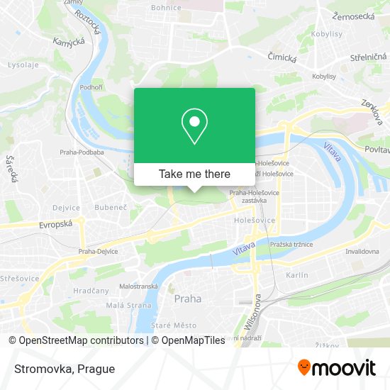 How To Get To Stromovka In Praha 7 By Bus Train Light Rail Or Subway