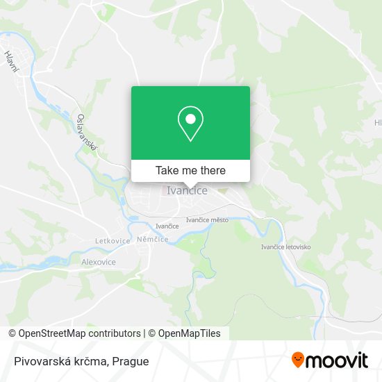 How to get to Pivovarská krčma in Prague by train?