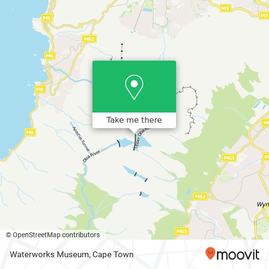 How to get to Waterworks Museum in Cape Town by Bus or Train?