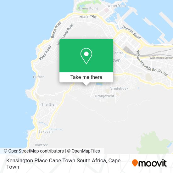 How to get to Kensington Place Cape Town South Africa in Goodwood by