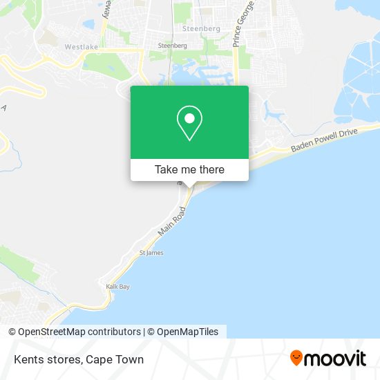 How to get to Kents stores in Simon Town by Train or Bus?