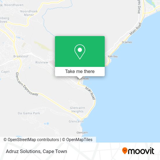 How to get to Adruz Solutions in Simon Town by train?