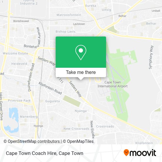 How to get to Cape Town Coach Hire in Bellville by train or bus?