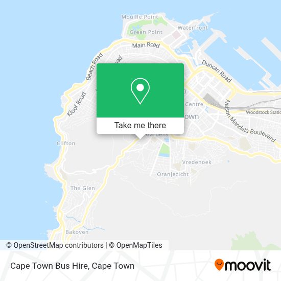 How to get to Cape Town Bus Hire in Goodwood by bus or train?