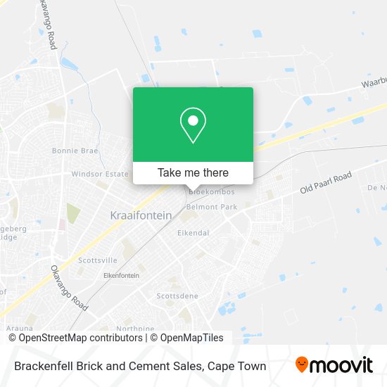 How to get to Brackenfell Brick and Cement Sales in Kuils River by