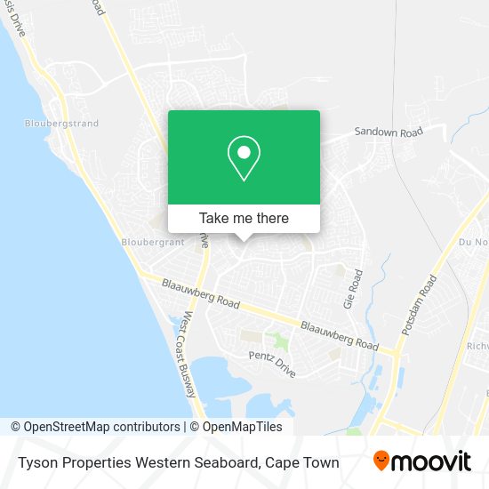 How to get to Tyson Properties Western Seaboard in Cape by bus or train?