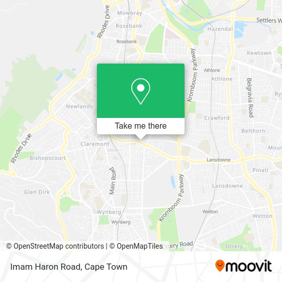How to get to Imam Haron Road in Wynberg by train or bus?