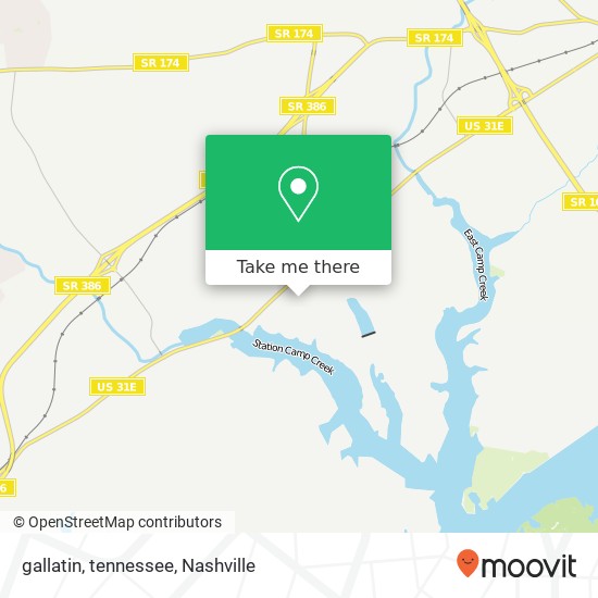 How to get to gallatin, tennessee in Gallatin by bus?