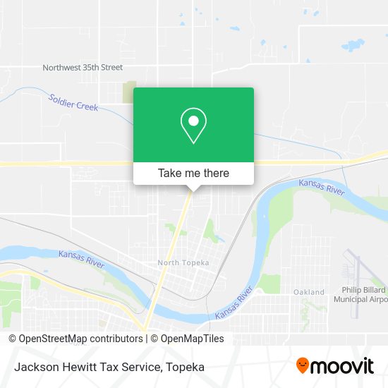 ¿Cómo llegar a Jackson Hewitt Tax Service en Topeka en autobús?