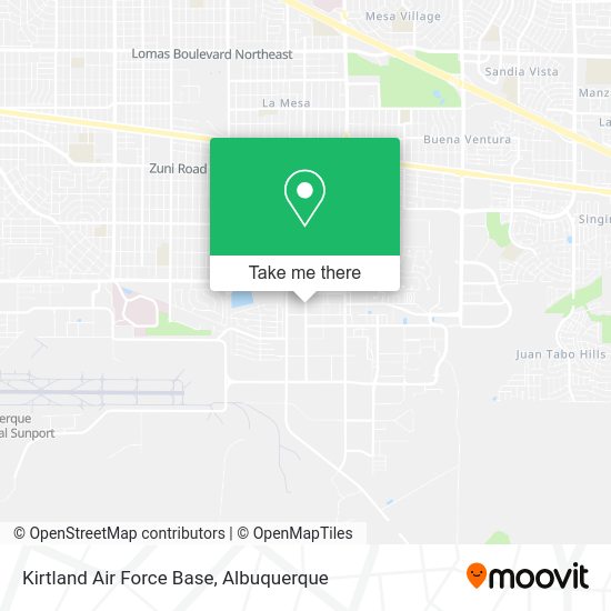 How to get to Kirtland Air Force Base in Albuquerque by bus?