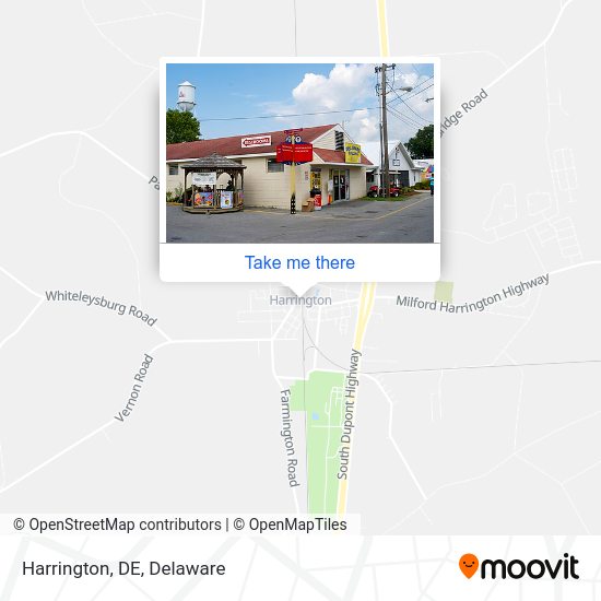 How to get to Harrington, DE by bus?