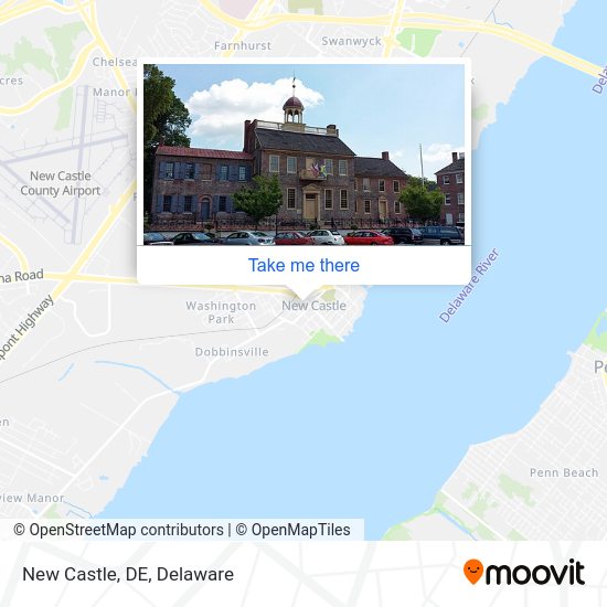 How to get to New Castle, DE by bus?