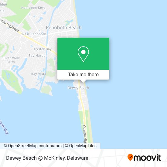 ¿Cómo llegar a Dewey Beach McKinley en autobús?