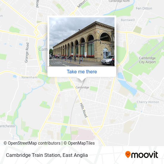 How to get to Cambridge Train Station by bus or train?