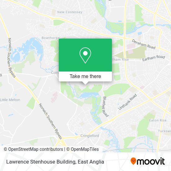 How to get to Lawrence Stenhouse Building in Norwich by bus?
