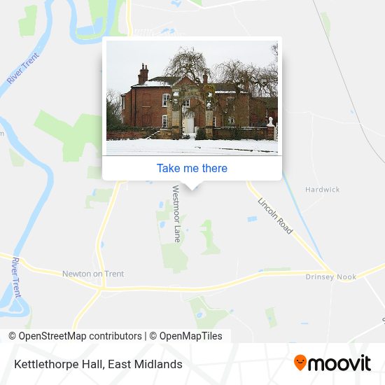 How to get to Kettlethorpe Hall in West Lindsey by bus?
