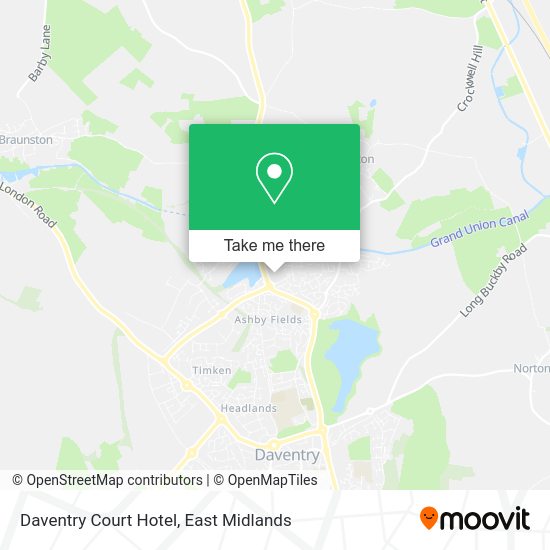 How to get to Daventry Court Hotel by Bus?
