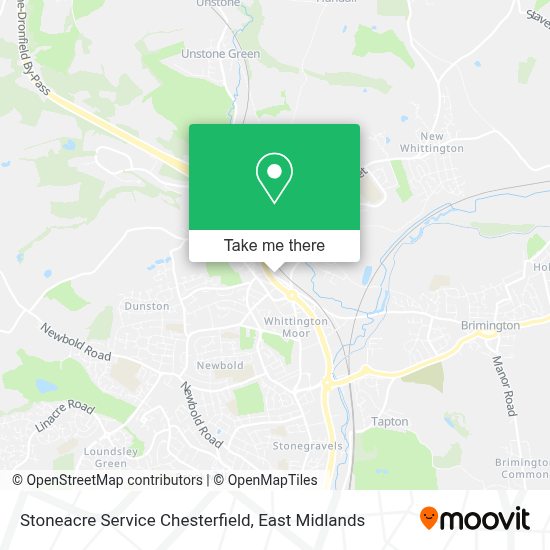 How to get to Stoneacre Service Chesterfield by bus or train?