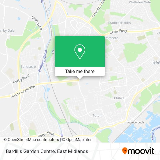How to get to Bardills Garden Centre in Broxtowe by Bus, Light rail or
