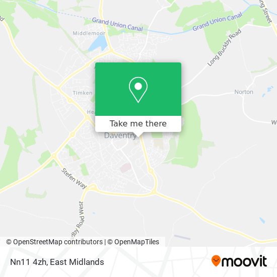 How To Get To Nn11 4Zh In Daventry By Bus?