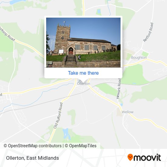 How to get to Ollerton in Newark And Sherwood by bus?